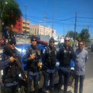 Averiguando situao dos companheiros que trabalham na Rua Jos Avelino.